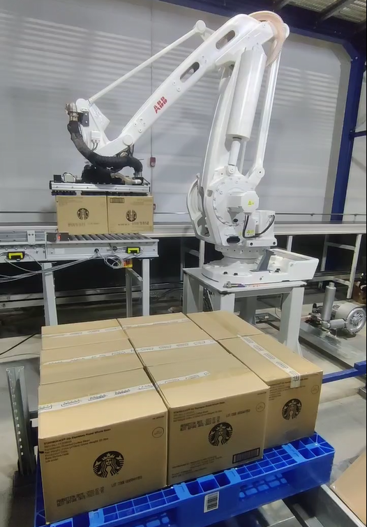 某智能原料仓拆码垛项目